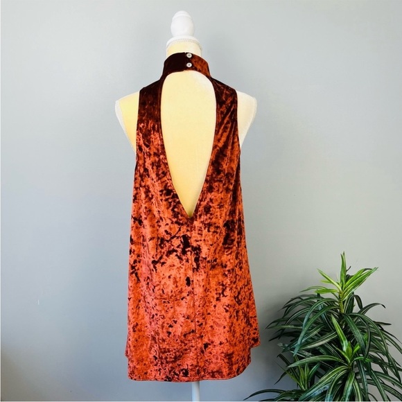 Show Me Your MuMu Crushed Velvet Friday Choker Dress - Picture 4 of 9